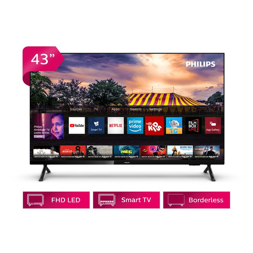 Televisor Philips Smart Tv 43'' Led Full Hd Hdr10 60hz