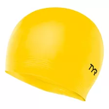 Gorra De Natacion Latex Amarillo Tyr