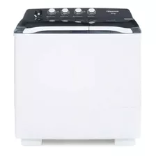 Lavadora Semiautomática De Doble Tina Hisense Blanca 20kg 