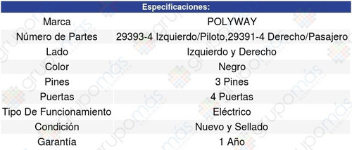 Par Espejos Gmc Acadia 07/16 Polyway Foto 3