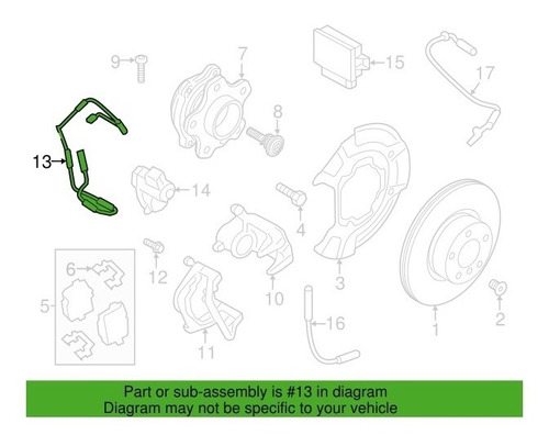 Sensor Balatas Trasero Bmw X3 2017-2019 Premium Foto 5