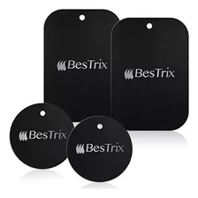 Bestrix - Placa De Metal Para Montaje Magnético Con Adhesi.