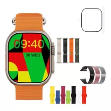 Smartwatch W69 Pro Ultra Plus Relógio Tela Amoled Nfc Gps 