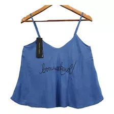 Blusa De Rayón Azul, Cuesta Blanca