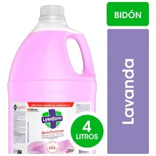 Limpiador Desinfectante Perfume Lavanda X4 L Multisuperfice