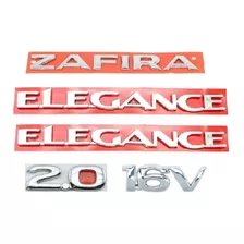 Kit Emblemas Chevrolet Zafira + 2.0 + 16v + 2 Elegance 