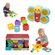 Brinquedo Blocos Encaixa Borboleta Fisher Price - Mattel