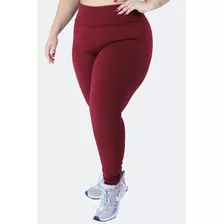 Calça Legging Plus Size Cintura Alta Academia 