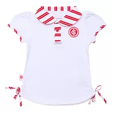Camisa Polo Infantil Internacional Feminina Oficial