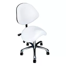 Taburete Clínico Con Respaldo. Piso Clínico. Ergonómico