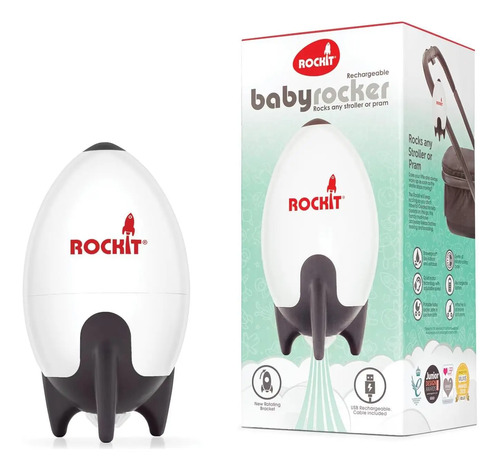 Rockit Rocker Usb Recarregável - Rock - É O Carrinho De Roqu Branco
