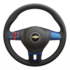Volante Blue Gsi Botão De Som Turbo Gm Celta Corsa Classic
