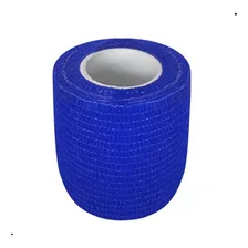 Bandagem Elástica Adesiva 5cm X 2m Azul Höppner