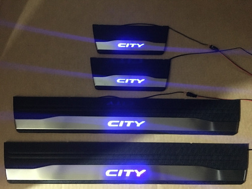 Estribos Embellecedores Led Honda City 2014 2015 2016 2017 2018 2019 2020 Foto 4