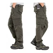 Pack X2u Pantalon Cargo Reforzado Hard Work Militar Full Max