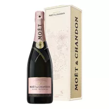 Champagne Moet & Chandon Rose Estuche Lata Origen Francia.