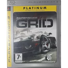 Jogo De Ps3 Racedriver Grid Platinum Semi-novo Completo