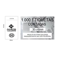 Etiqueta Composição 45x30mm Confecções Roupas Personalizadas