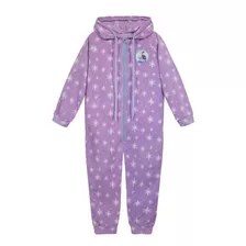 Pijama Niña Polar Entero Lila Disney Frozen