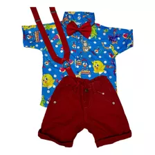 Conjunto Galinha Pintadinha Temático Luxo Menino Festa 