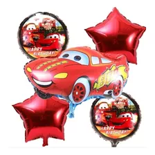 Globo Metalico Set De Globos De Cars Para Tu Fiesta Temática