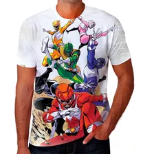 Camiseta Power Rangers Desenhos Menino Envio Rapido 26