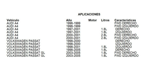Soporte Trans Manual Izquierdo Audi A4 Quattro 2002 3.0l Foto 4