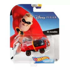 Carro Hot Wheels Mr Increible Disney Pixar Character Car