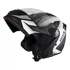 Capacete Para Moto Robocop Escamoteável Mixs Gladiator Neo Cor Cinza Desenho Neo Fosco Tamanho Do Capacete 58