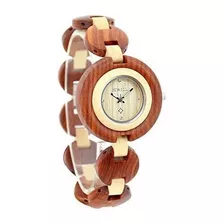 Bewell Mujeres Hechas A Mano Reloj De Pulsera De Cuarzo Corr