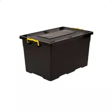 Caja Organizadora Plástica Grande Apilable C/ruedas 75l 