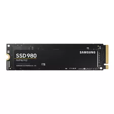 Disco Sólido Ssd Interno Samsung 980 Mz-v8v1tobw 1tb Negro