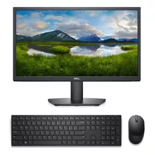 Monitor Dell 21.5 Se2222h + Teclado E Mouse Sem Fio Km5221w Cor Preto 100v/240v