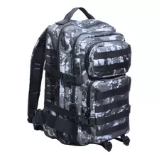 Mochila Scout Sistema Molle 30lts Camuflada Gris Pixel