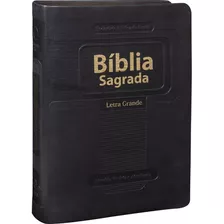 Bíblia Letra Grande Ra Luxo Sbb Almeida Revista E Atualizada