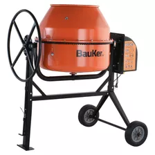 Mezcladora De Concreto Industrial Bauker 210lt - 850 W