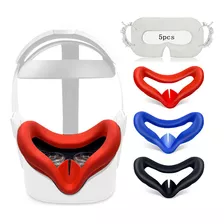 3pcs Vr Silicone Cover Eye Pads For Oculus Quest 2 Sweat 