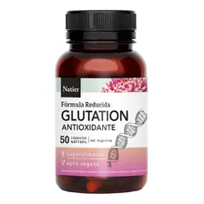 Glutatión Super Antioxidante Natural Natier 50 Cap Sabor Sin Sabor