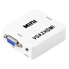 Mini Adaptador Conversor Hdmi Para Vga Com Áudio Hdmi2vga
