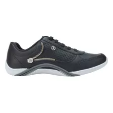 Tenis Feminino Kolosh Ziper Casual Conforto Elastico Macio