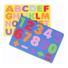Kit Com 2 Placas De Números/sinais Alfabeto Presente