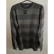Sweater Hombre De Hilo De Algodon Gabucci Con Diseño