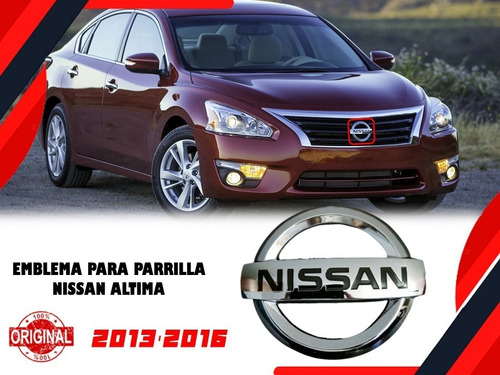 Emblema Para Parrilla Nissan Altima 2013-2016 Foto 2