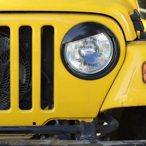 Funda De Bisel Angry Eyes Para Jeep Wrangler Tj 1997-2006 Foto 8