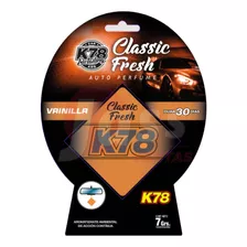 Perfume Aromatizante Classic Fresh Auto Ambiente K78 7grs Color Vainilla