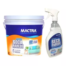 Kit Anti Umidade Parede Massa E Spray Seca Parede Mactra