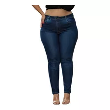 Calça Jeans Feminina Plus Size Lycra Moda Grande 46 Ao 60