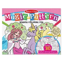 Melissa & Doug Magic-marcador Patrón Niños Para Colorear Pad