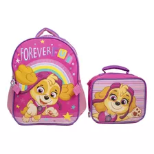 Mochila Con Lonchera Paw Patrol Girl