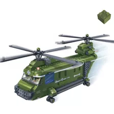 Set De Construcción Helicóptero Chinook Banbao 8852 De